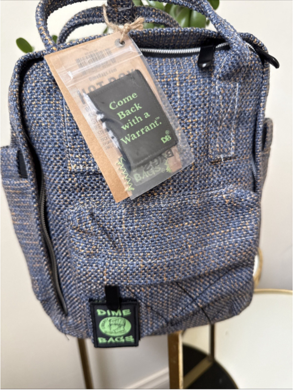 DIME BAGS Sky Backpack Lightweight Travel Bag Smell Proof NWT
